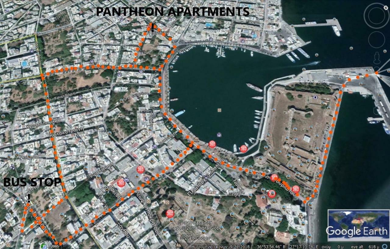 Pantheon Apartments Kos-Stadt Exterior foto